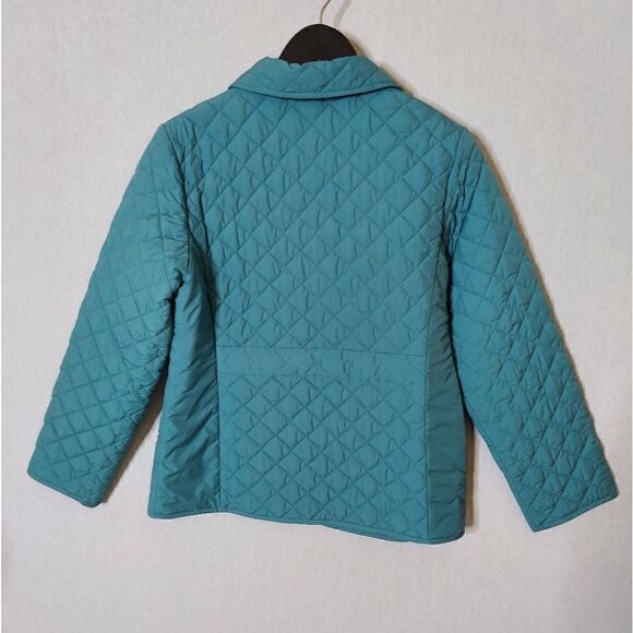 Pendleton Quilted Aqua Blue‎ Full Zip Lightweight Jacket Sz Sm - Picture 4 of 12
